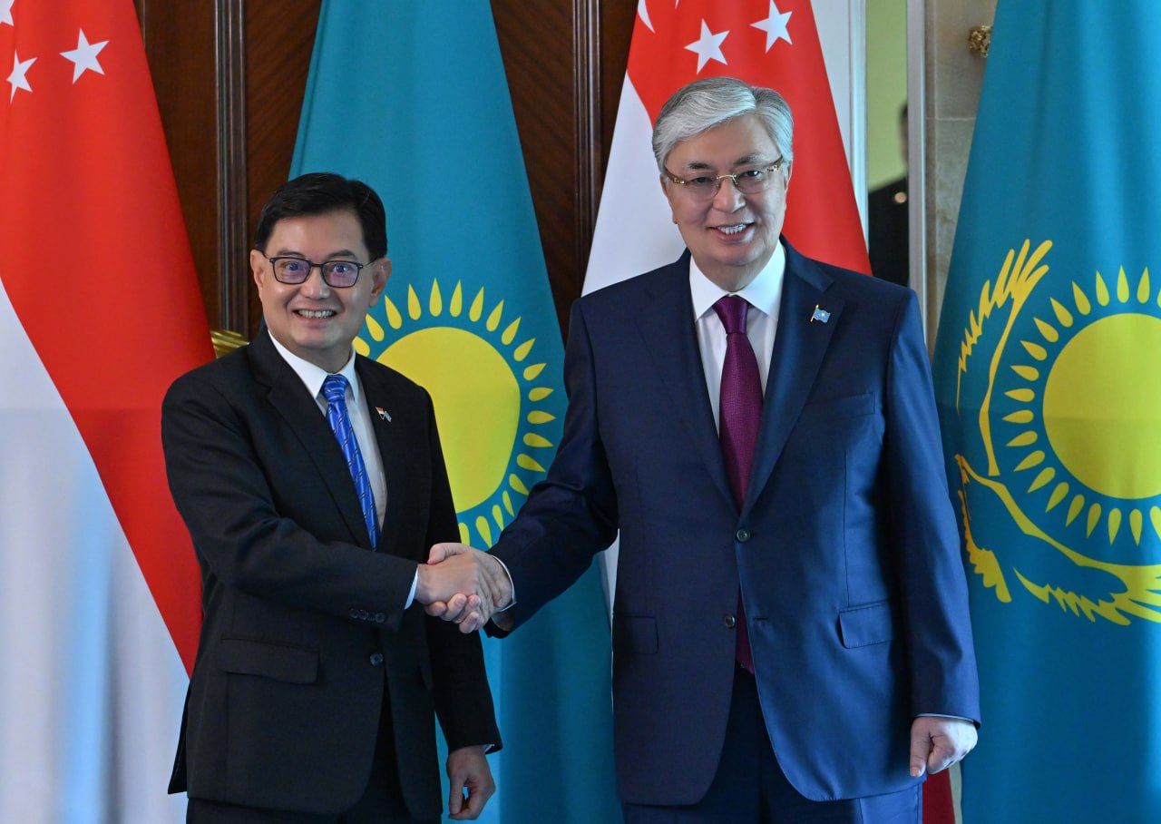 Президент Сингапур Премьер-министрінің орынбасарын қабылдады