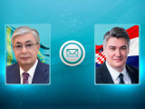 Мемлекет басшысы Хорватия Президентіне құттықтау жеделхатын жолдады