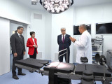 Президент Балалар шұғыл медициналық жәрдем орталығын аралап көрді