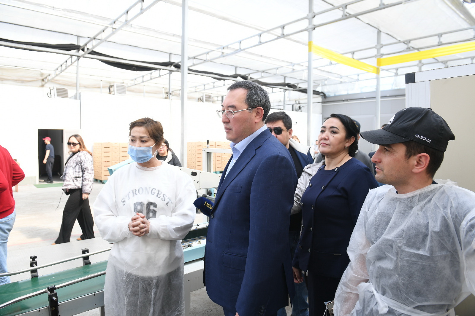 Өндірісте өсім бар