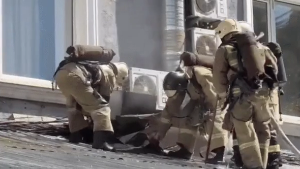 Алматыда мейрамхана өртенді