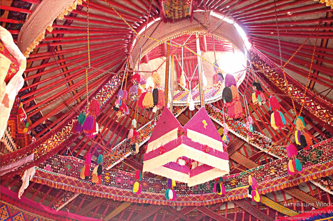 Тораңғының діңінен шауып алған шаңырақ