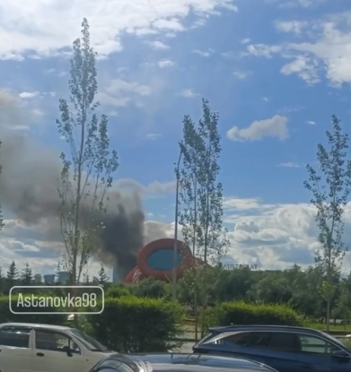 Елордада дәмханадан өрт шықты