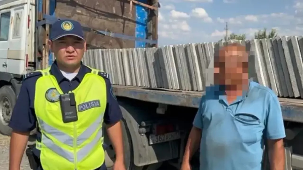 Түркістан облысында 13 млн теңге айыппұлы бар жүргізуші анықталды