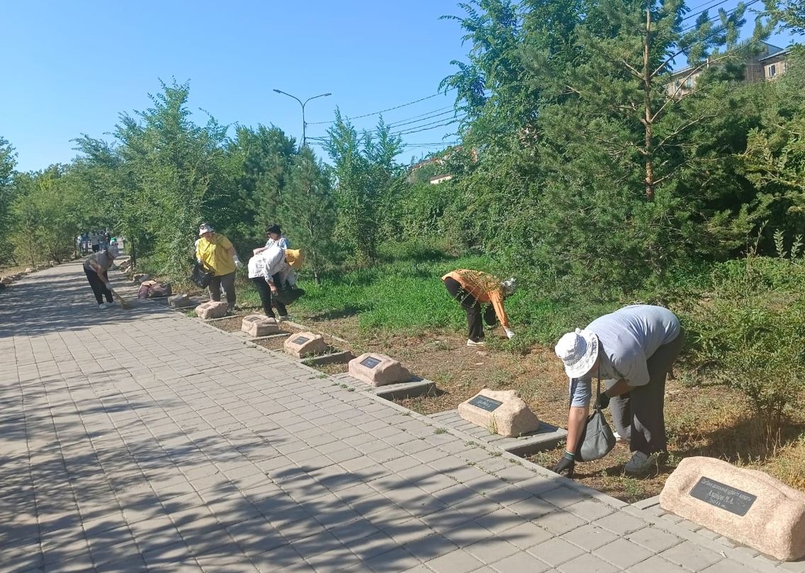 Тазалық қоқыс тасталмаған жерде болады