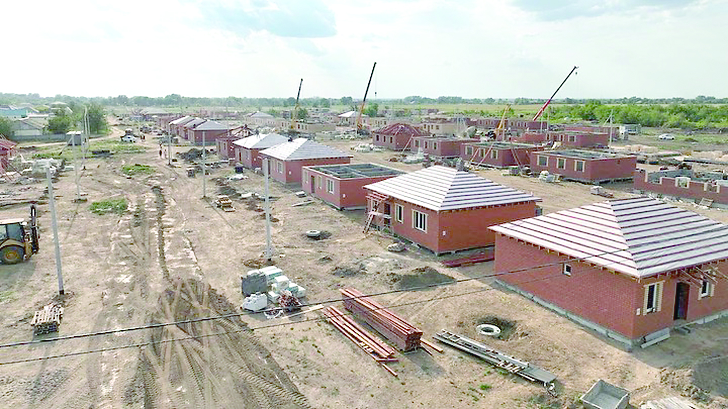 Жаңа баспаналар өңірге серпін береді