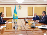 Олжас Бектенов Грузияның бірінші вице-премьерімен сауда-экономикалық ынтымақтастық мәселелерін талқылады