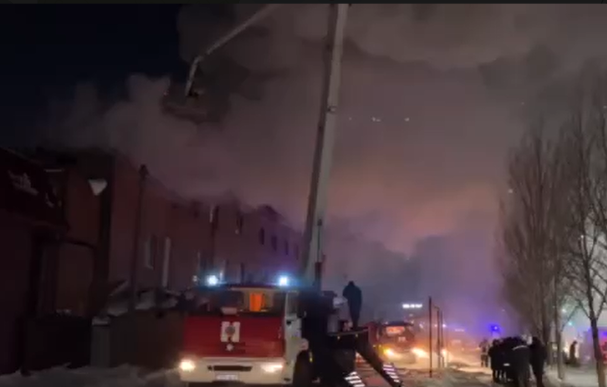 Астанада  40 адам өрттен эвакуацияланды