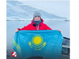 Қазақ қызы тұңғыш рет Антарктиданы жүзіп өтті