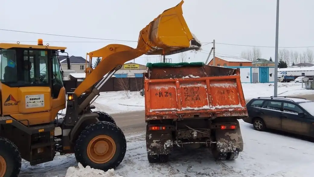 Астанадан 810 мың текше метр қар шығарылған