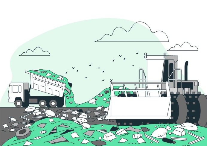 Ақсайда қоқыс өңделеді