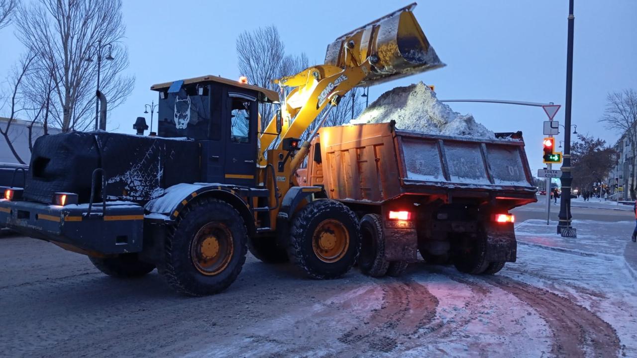 Астанадан 1,1 млн текше метрден астам қар шығарылды