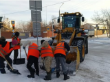 2,6 мыңнан астам жұмысшы елорда көшелерін қардан тазартты