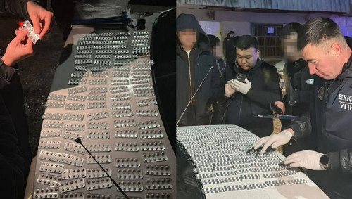 Түркістандықтан 2 мың трамадол таблеткасы тәркіленді