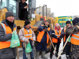 Сәтбаев қаласында «Еңбекке –Құрмет» акциясы басталды