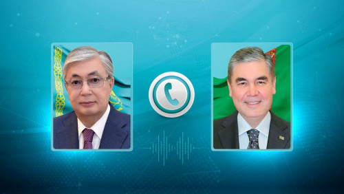 Мемлекет басшысы Гурбангулы Бердімұхамедовпен телефон арқылы сөйлесті
