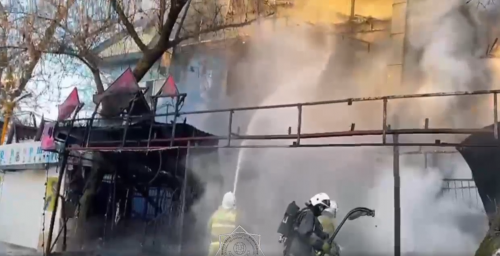 Шымкенттегі аттракциондар саябағында өрт шықты