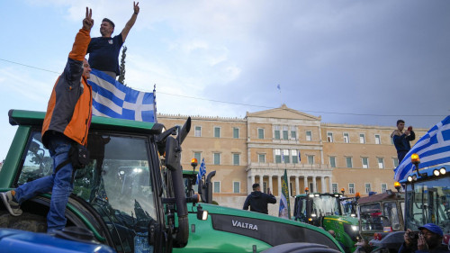 Грекияда шаруалар шеруге шықты