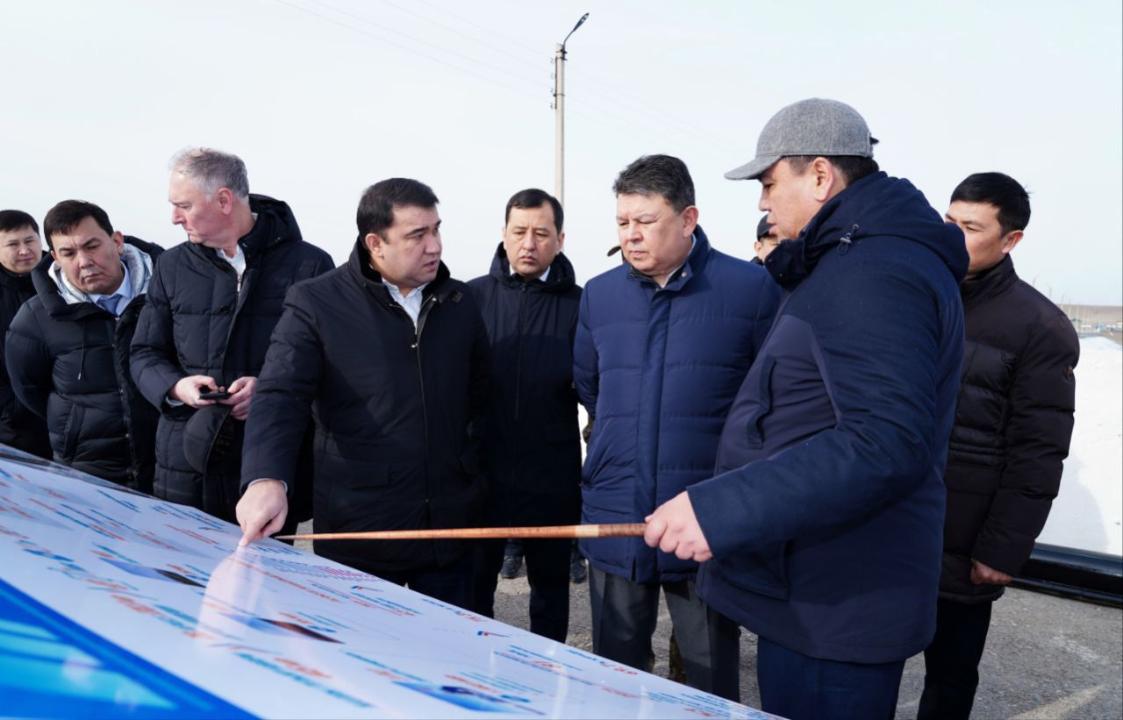 Қанат Бозымбаев  «Қосқорған» су қоймасының жағдайымен танысты