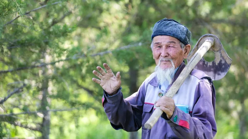 Қызылордалық  ақсақал 2 миллионнан астам ағаш өсірген