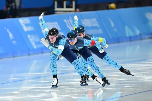 Конькимен жүгіруден командалық із кесу сайысында жүлде бұйырмады