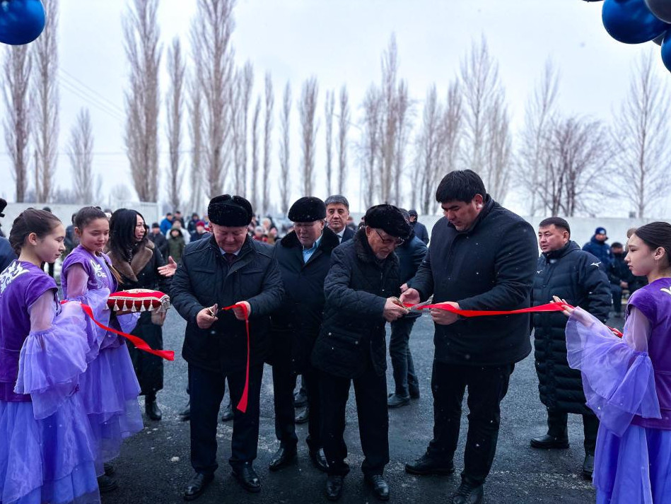 Бесағаш ауылында спорт кешені пайдалануға берілді