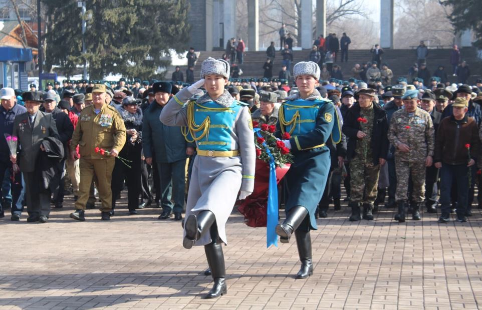 Алматыда Ауған ардагерлеріне құрмет көрсетілді