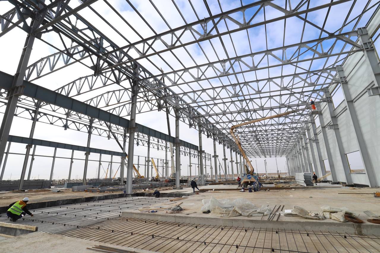 Зауыт құрылысы қарқынды