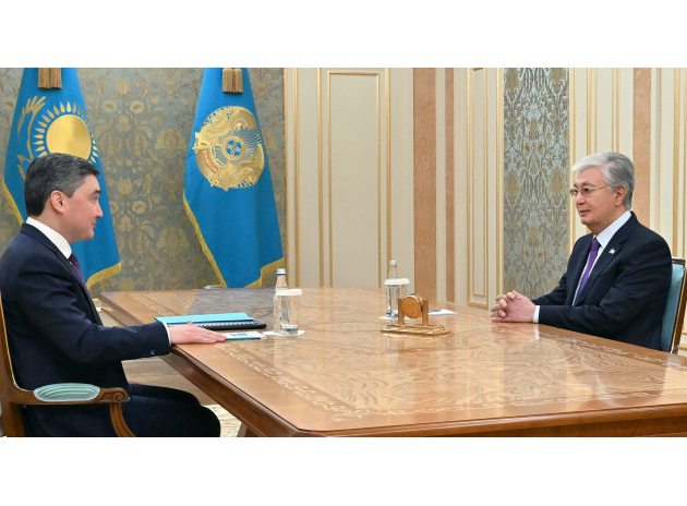 Мемлекет басшысы  Олжас Бектеновті қабылдады