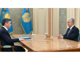 Мемлекет басшысы  Олжас Бектеновті қабылдады