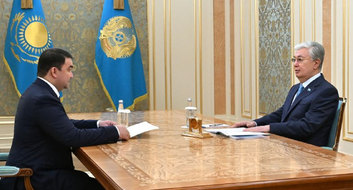 Президент Түркістан облысының әкімін қабылдады