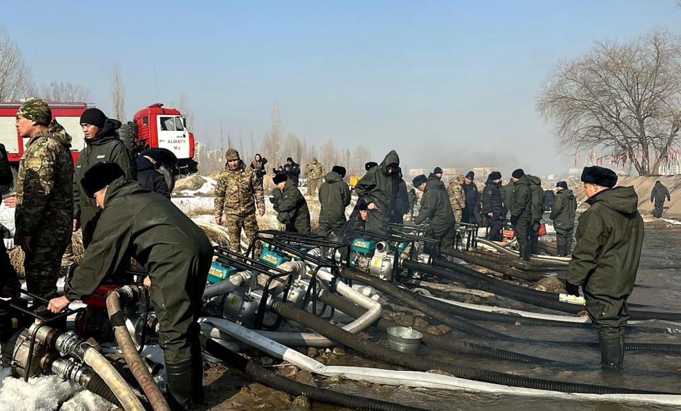 Елімізде тасқынның алдын алу жұмыстары қарқын алды