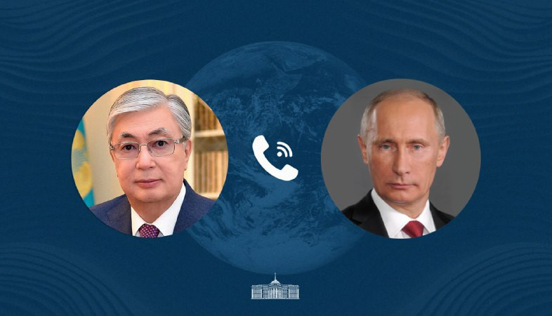 Мемлекет басшысы Владимир Путинмен телефон арқылы сөйлесті