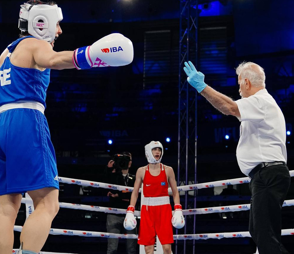 Виктория Графеева грек боксшысын нокдаунмен жеңді