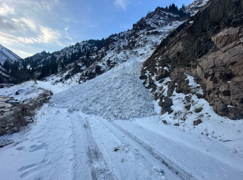 Екі облыста қар көшкіні жүрді
