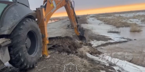 Жетісу облысында жолды су шайып кетті