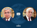 Мемлекет басшысы Грекия Президентін Тәуелсіздік күнімен құттықтады