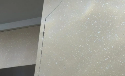 Жер сілкінісінен үш ғимараттың қабырғасында жарықшақ пайда болған