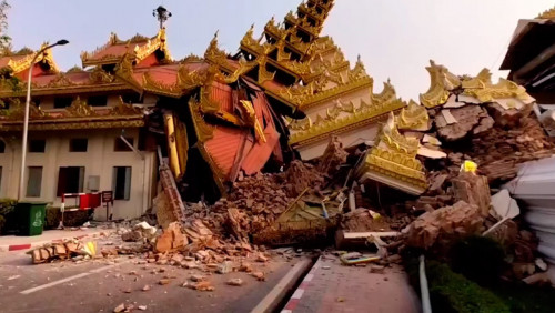 Мьянмадағы жел сілкінісінен 1700 адам қаза тапты