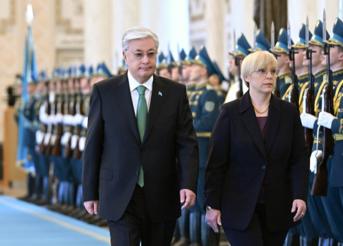 Ақордада Словения Президентін салтанатты қарсы алу рәсімі өтті