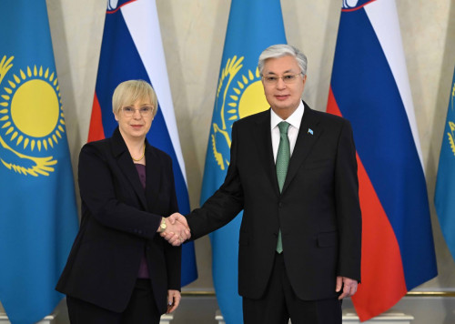 Президент Наташа Пирц-Мусармен шағын құрамда келіссөз жүргізді