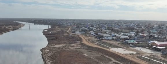 Атыраудың Индер ауданында 30 км бөгет соғылды