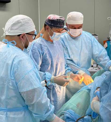 Ұлытау облысында алғаш рет бүйрекке пышақсыз ота жасалды