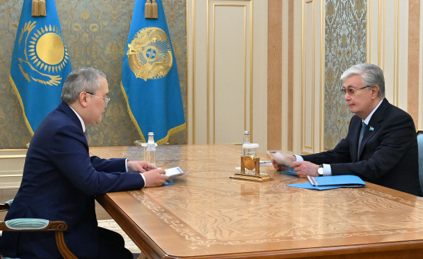 Президент Қаржылық мониторинг агенттігінің төрағасын қабылдады