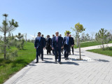 Қасым-Жомарт Тоқаев «Shymkent City» саябағын аралап көрді