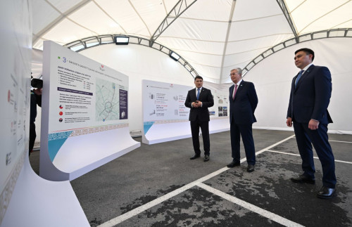 Президентке Шымкент қаласының перспективті құрылыс жоспары таныстырылды