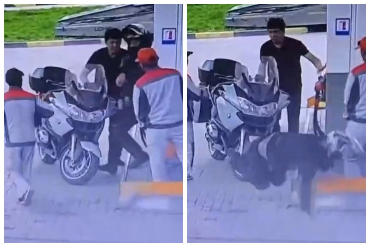 Жанармай бекетінде мотоцикл жүргізушісін пышақтап кеткен күдікті ұсталды