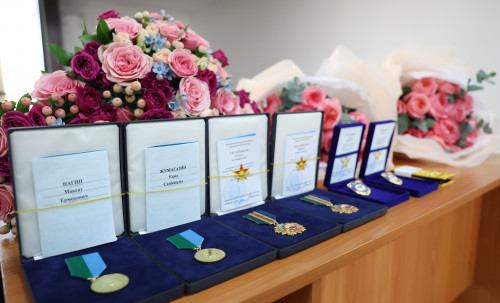 Қорғаныс министрі Голан жоталарынан оралған бітімгерлерді марапаттады