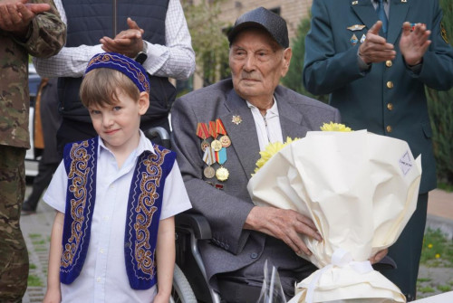 Соғыс ардагері ардақталды