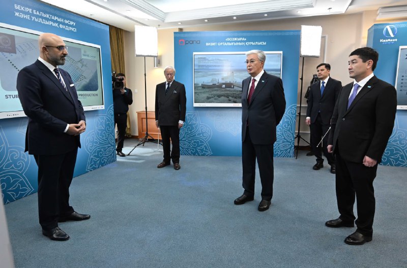 Президентке Маңғыстау облысындағы инвестициялық жобалар таныстырылды